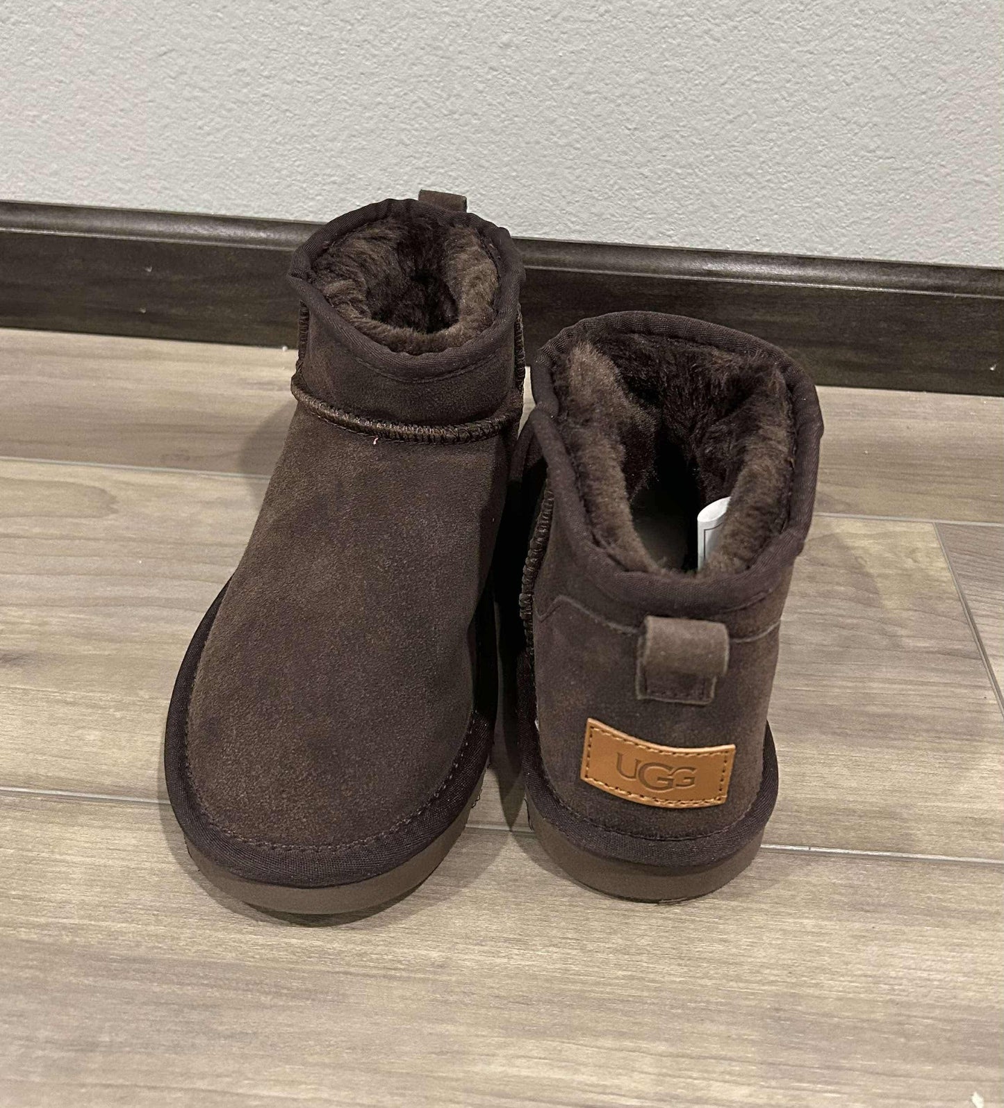 PRE ORDER Branded Kids Fur Lined Boots