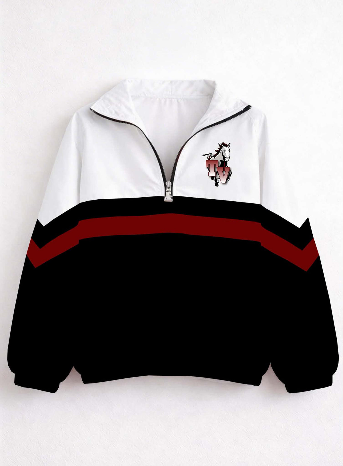 Pre Order Kids Tri-Valley Mustangs Quarter Zip Jacket