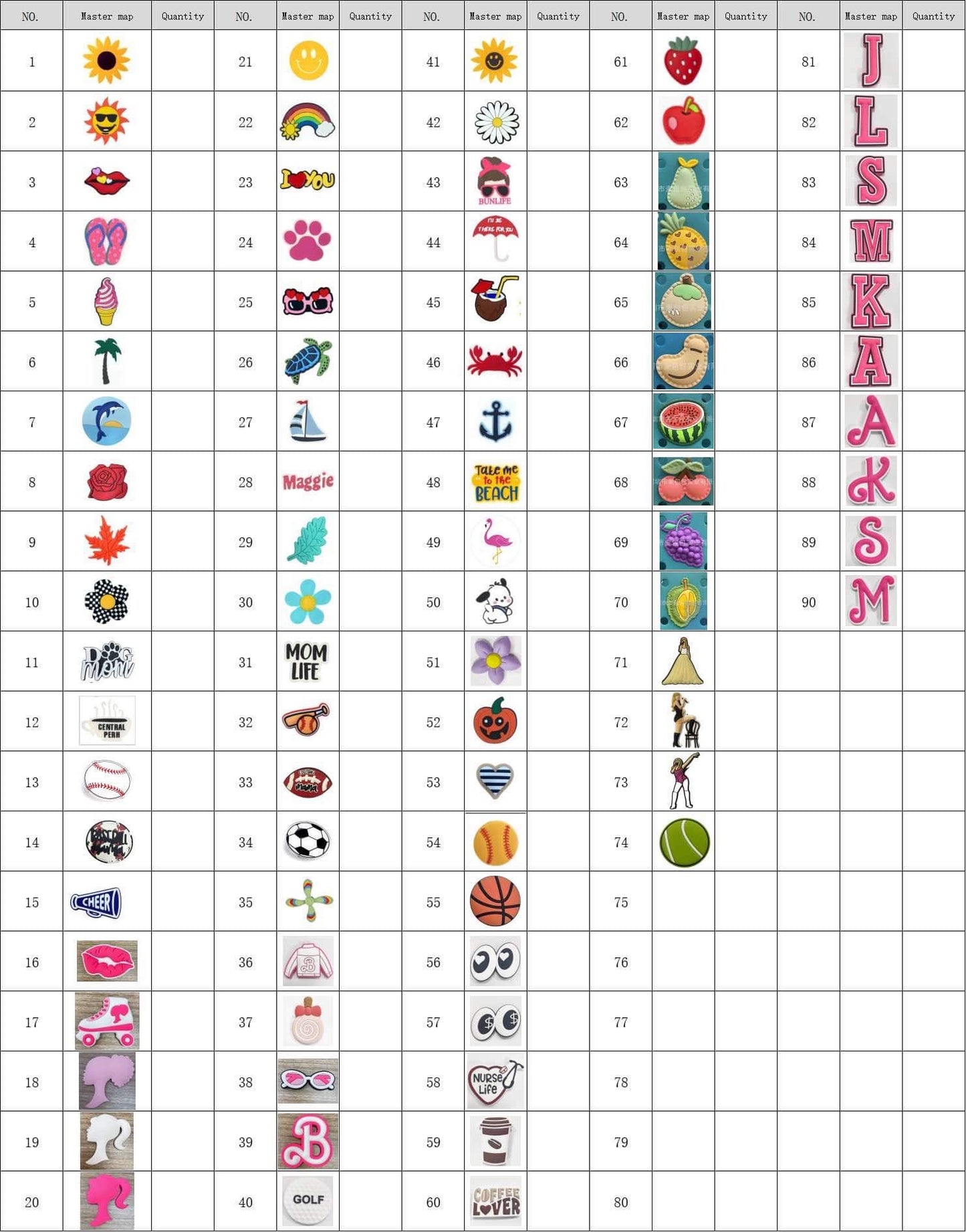 Pre Order Bag Charms