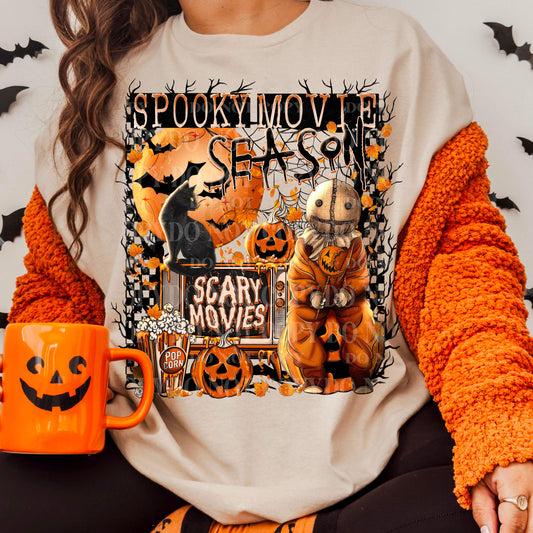 Spooky Movie Season Cat Top