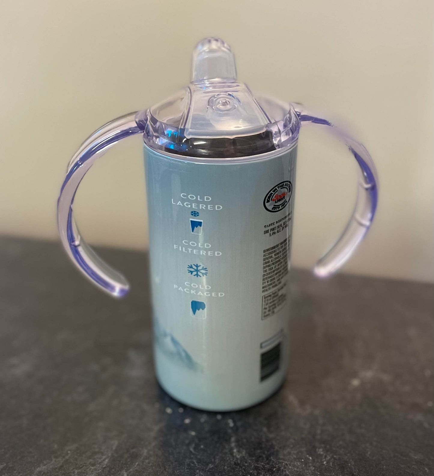 Alcoholic Beverage Kids Sippy or Waterbottle