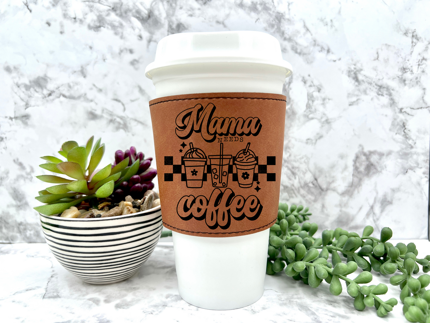 Mama Needs Coffee Coffee Coffee Sleeve