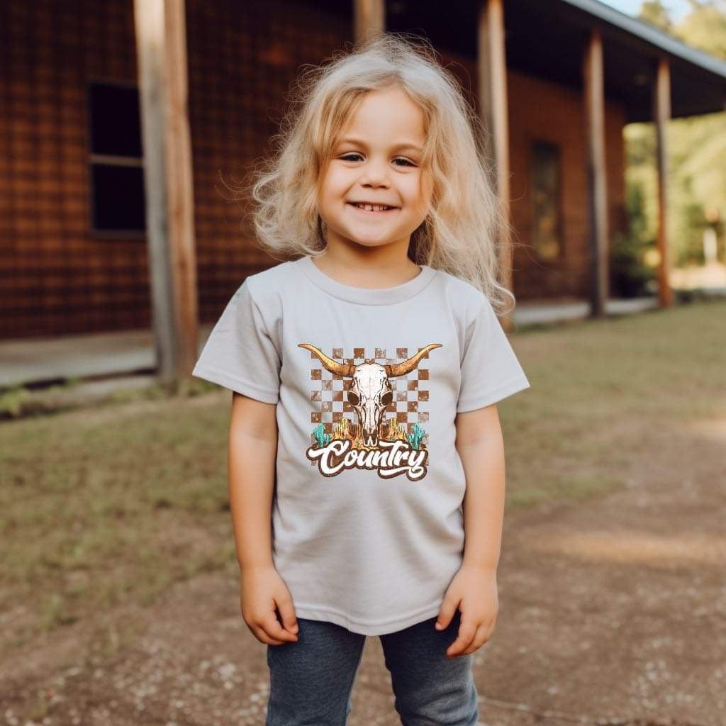 Country Checkered (teal) Sub Print