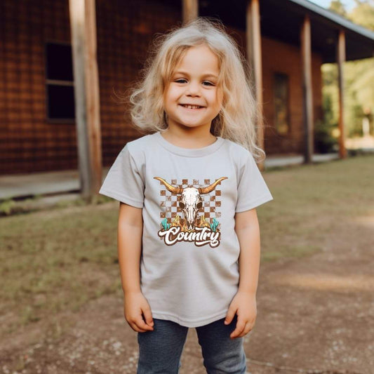 Country Checkered (teal) Sub Print