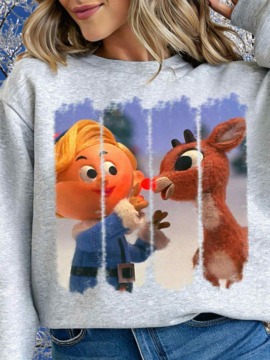 WS Completed Kid Top Reindeer and Kid