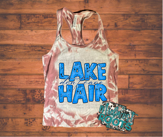 Lake Hair Don’t Care Blue Top