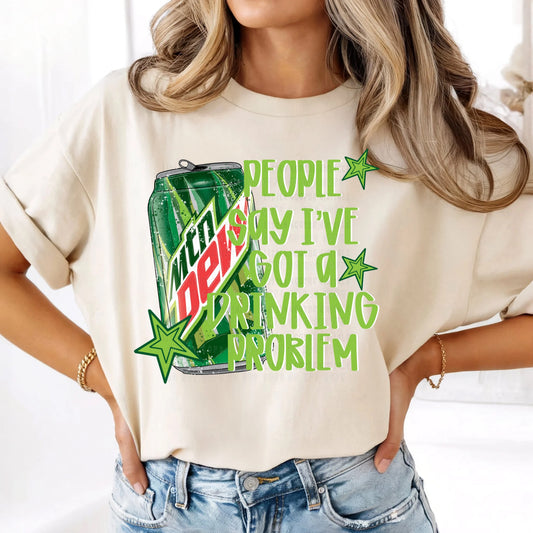 DTF Print - Drinkin Problem Mtn D3w