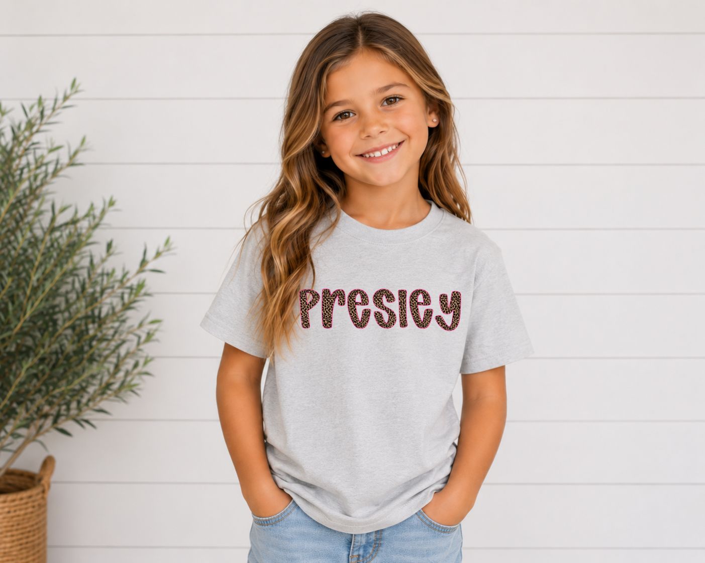 Custom Patterned Name Kids Top