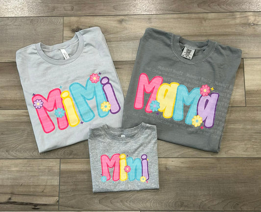 Bright Floral Mama Top