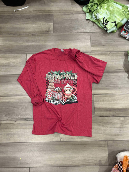 RTS Christmas Movies & Hot Cocoa Long sleeve