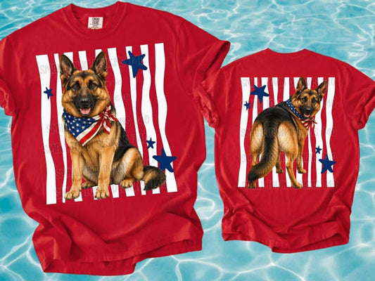 RWB German Shepherd Top