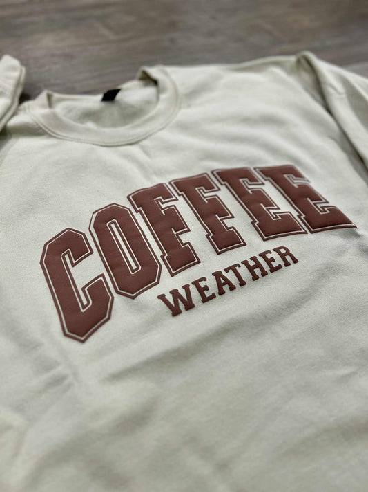 Coffee Weather Puff Print