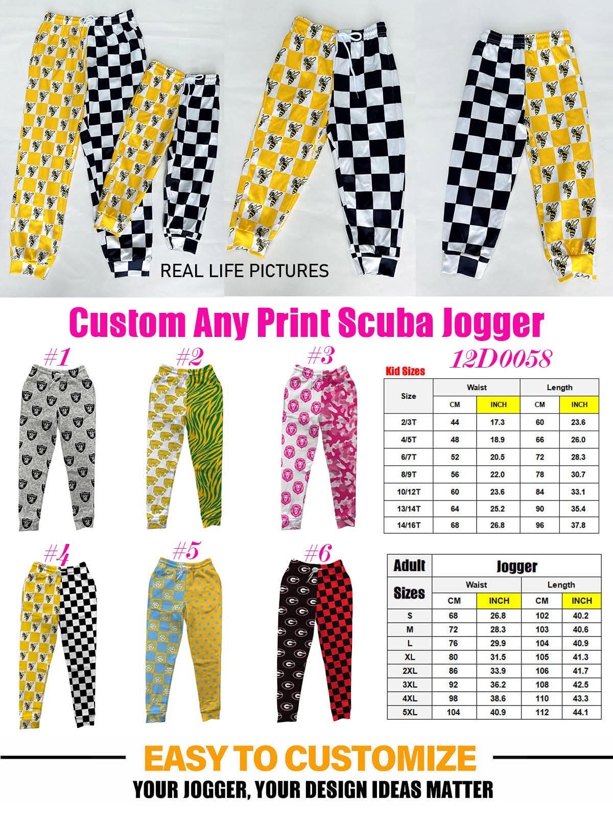 Jogger Pant Mock Up