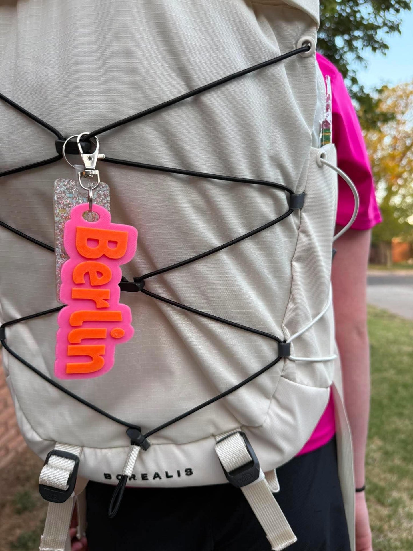 3D Printed Name Bag Tags