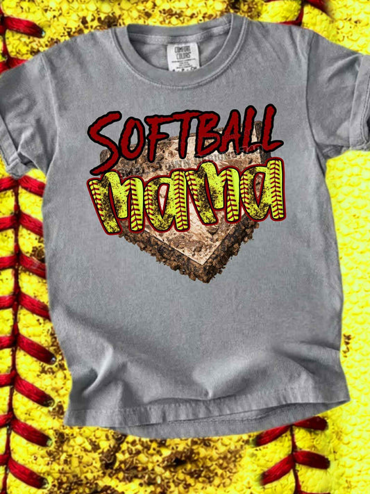 DTF Print- Softball Mama