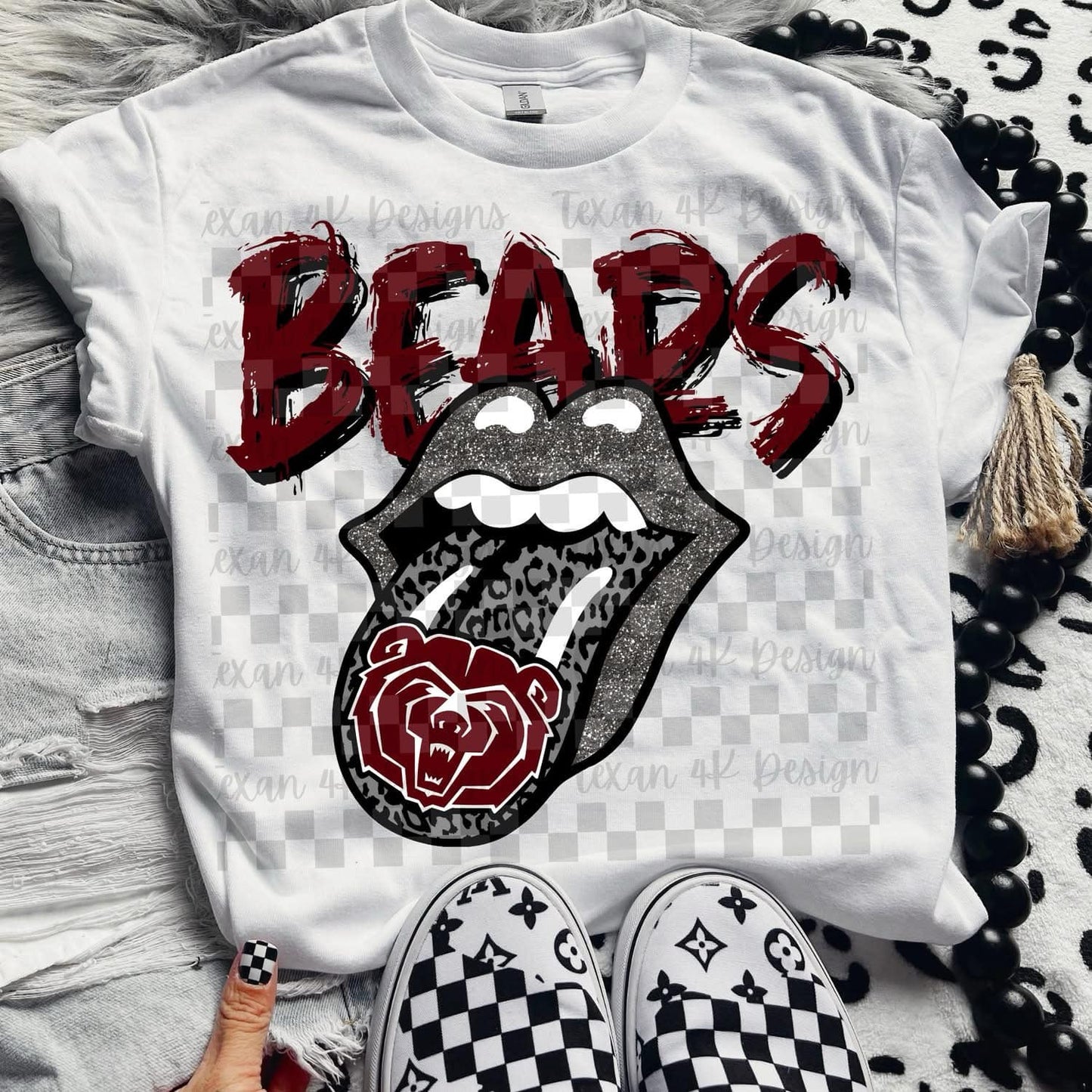 Kids College Football Tongue Team Top