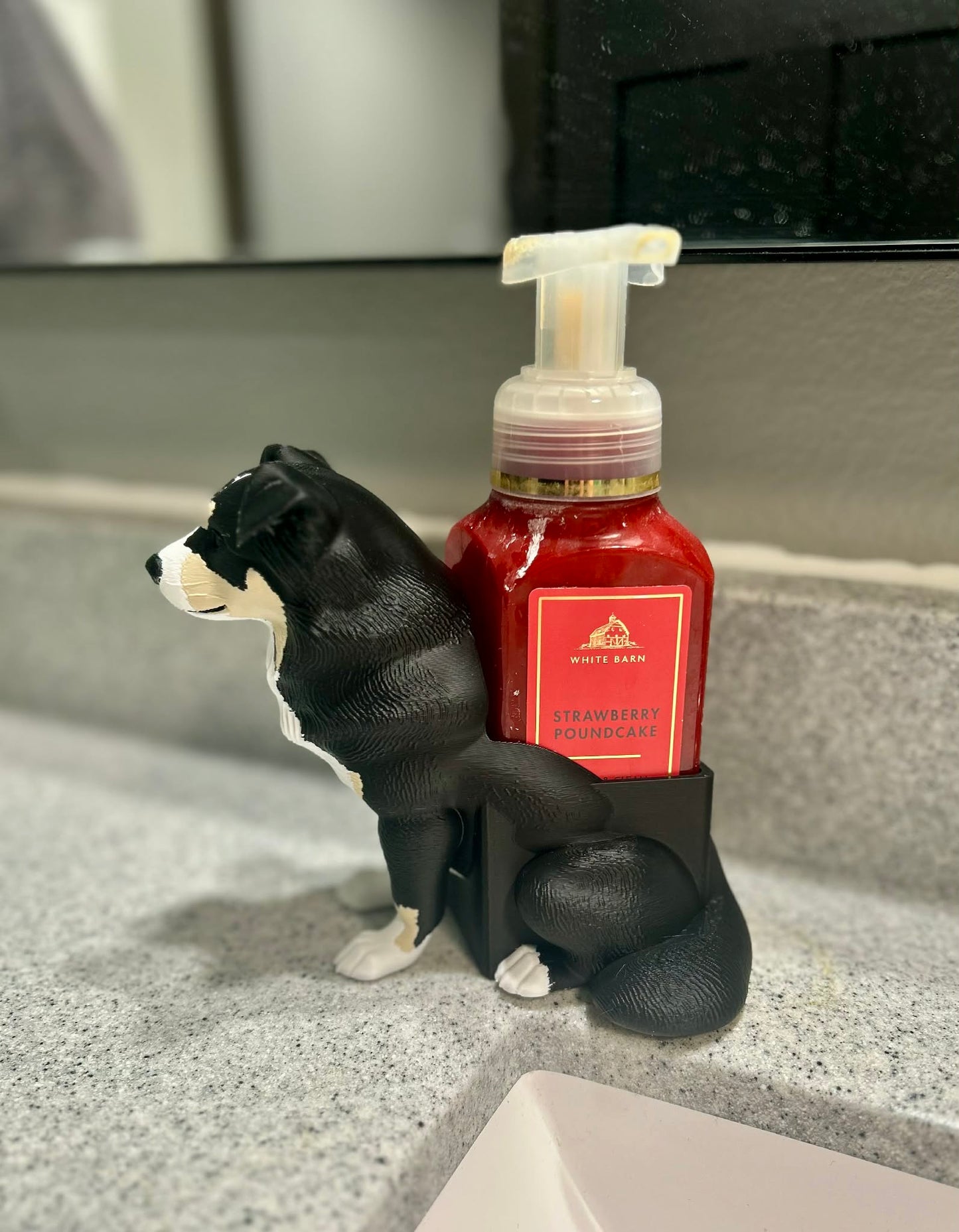 3D Printed Australian Shepherd Soap Holder