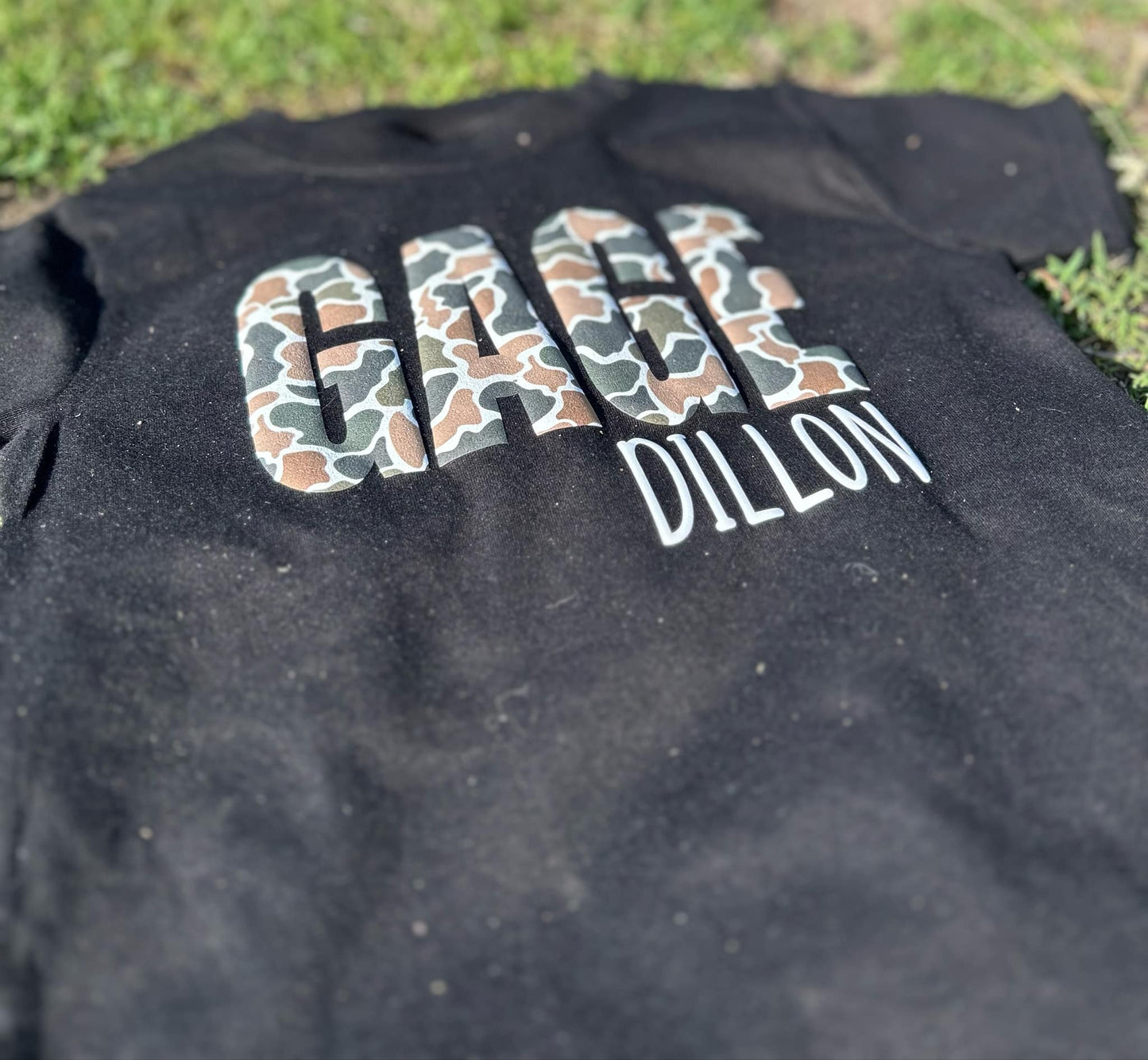 Custom Camo Puff Print