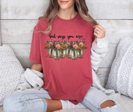 God Says You Are Sub Print