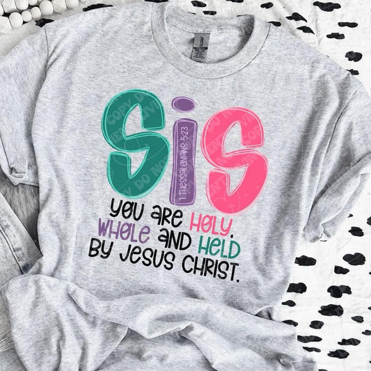WS Completed Top Sis you Are Holy
