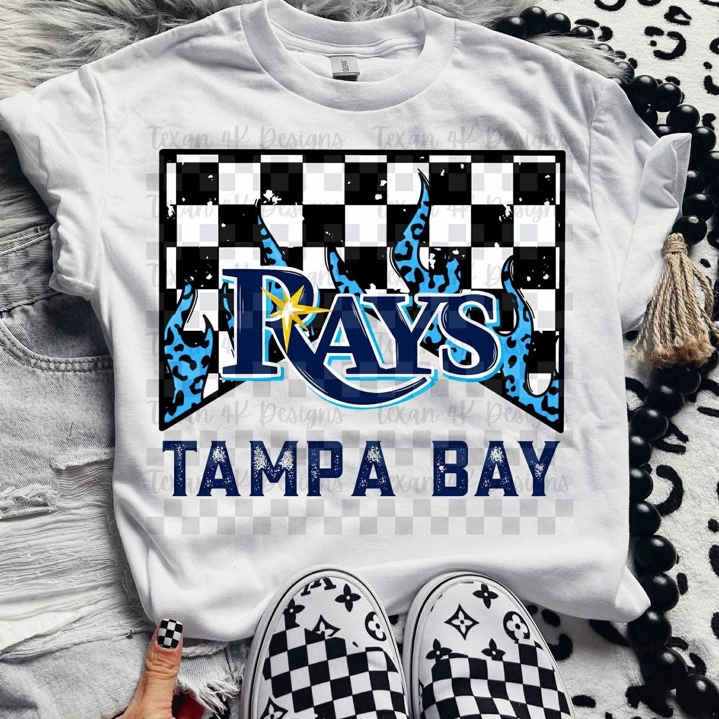 DTF Print - Flame Baseball Team