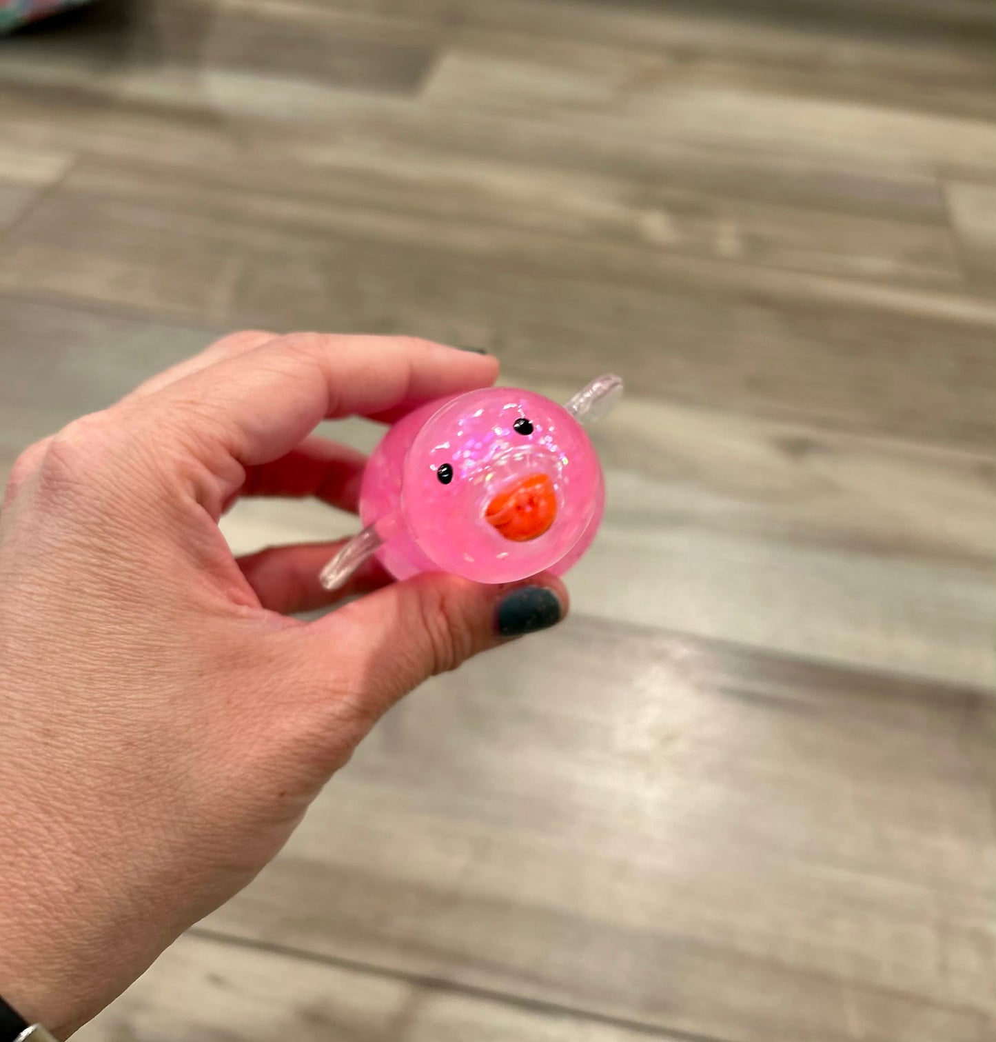 RTS Glitter Duck Squishy