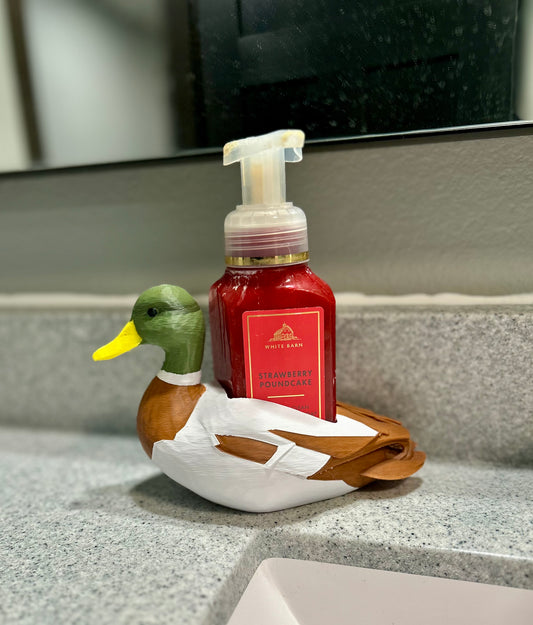RTS 3D Printed Mallard Duck BBW Soap Holder