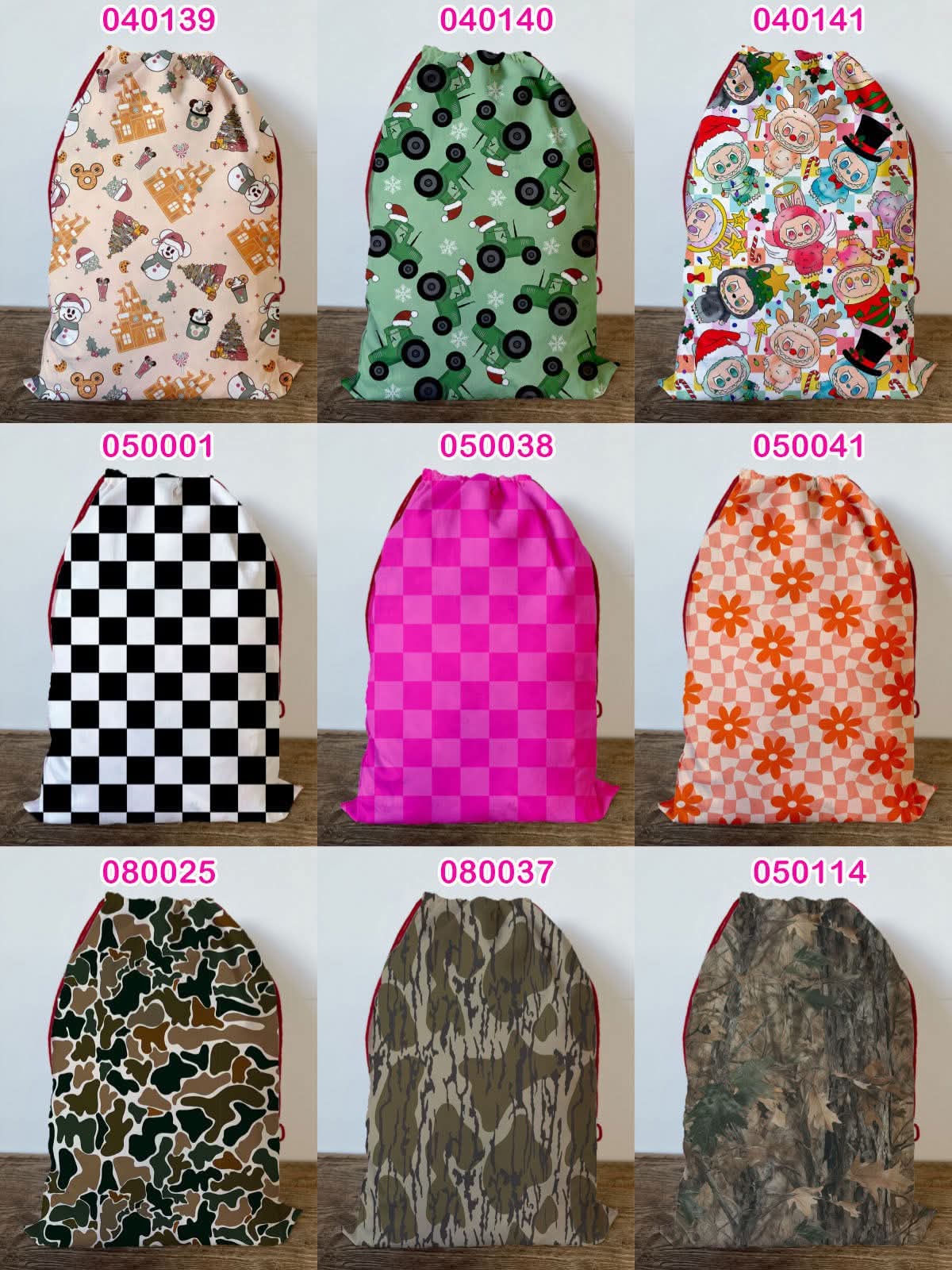 Pre Order Santa Sacks
