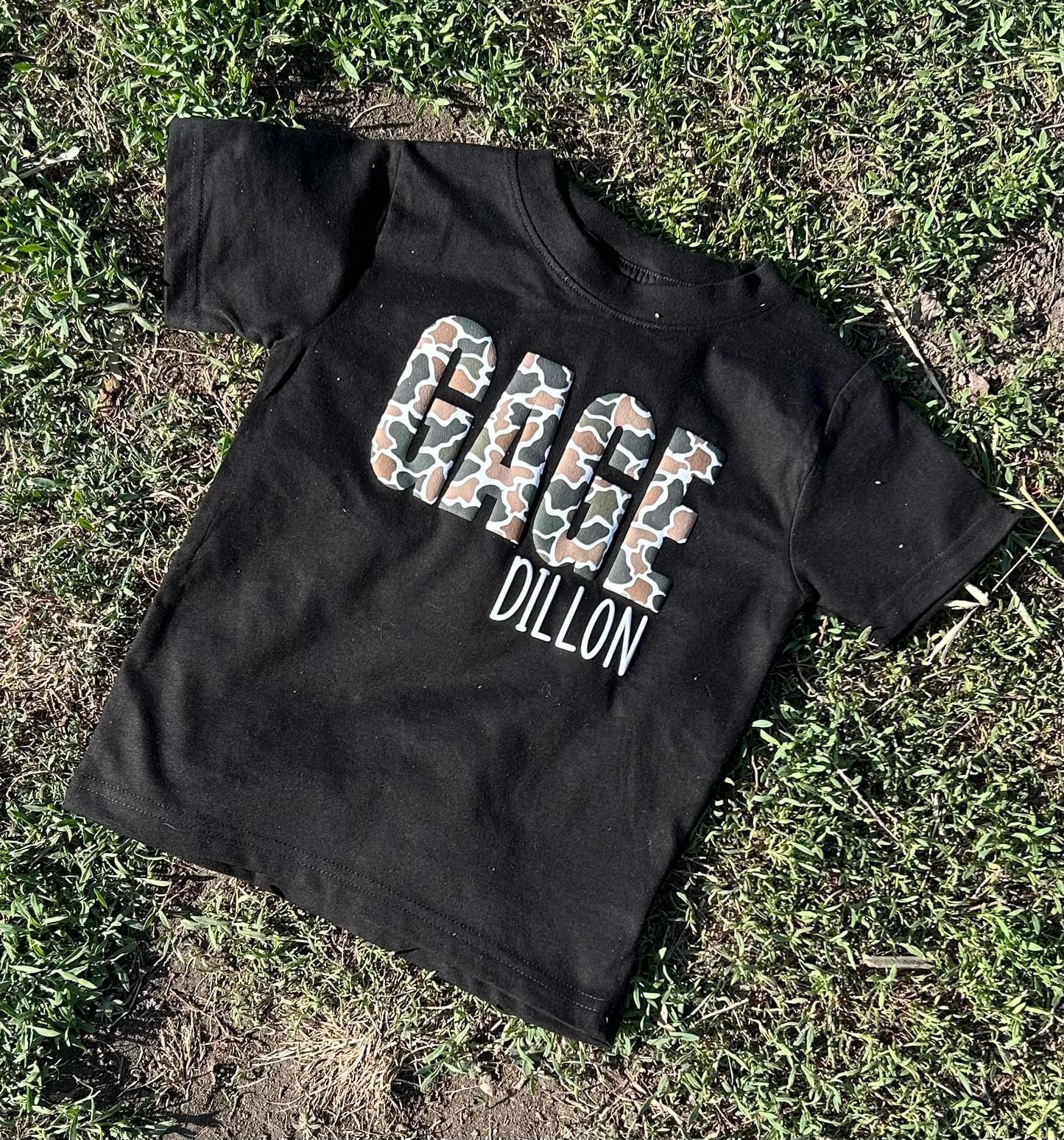 Custom Camo Puff Print