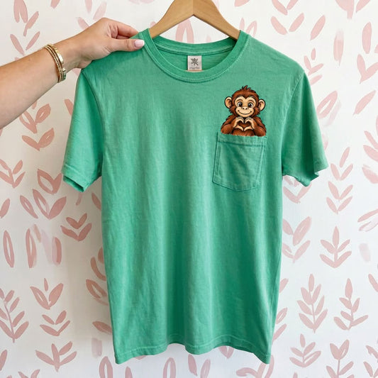 Monkey Pocket Peeker Top