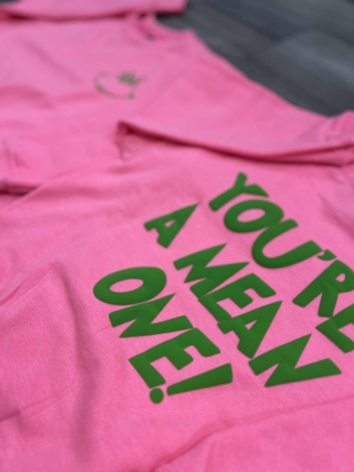 You’re A Mean One Puff Printed Kids Top