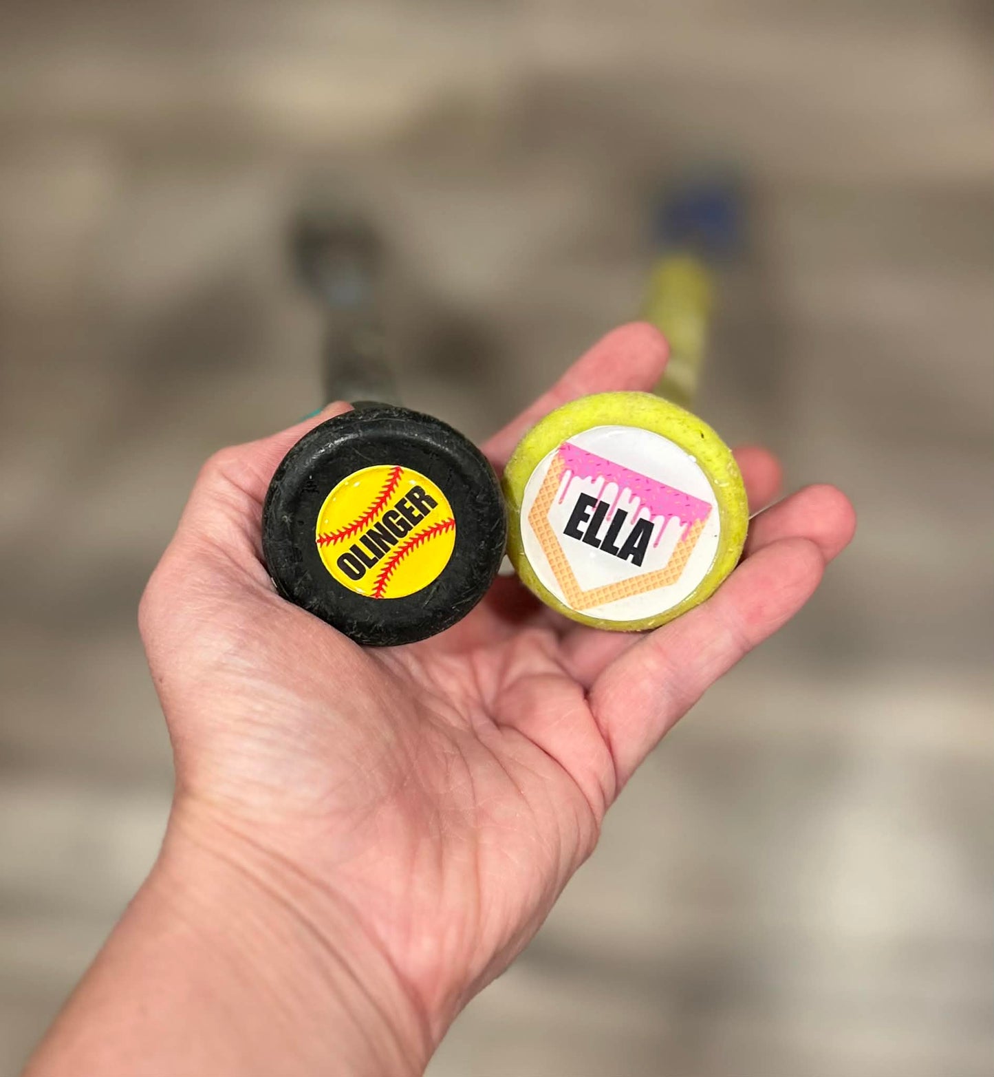 Bat Knob Decals