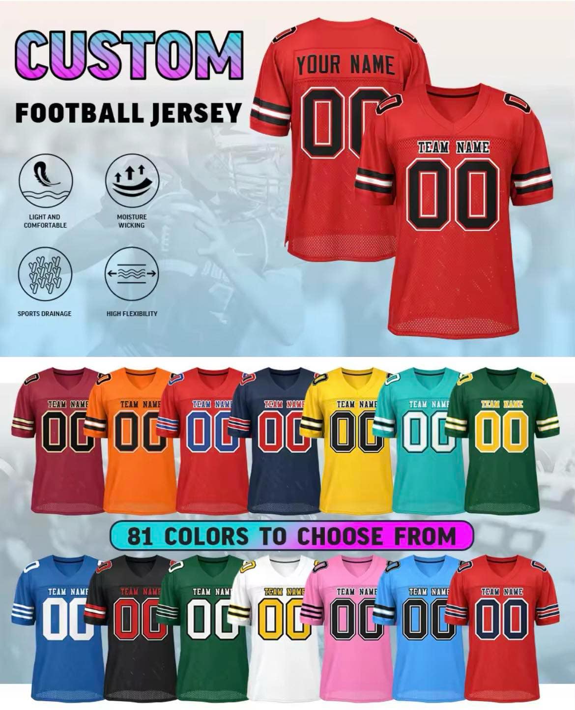 Pre Order Football Jersey