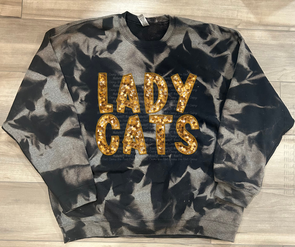 Custom Team Mascot Tie Dye Sweatshirt