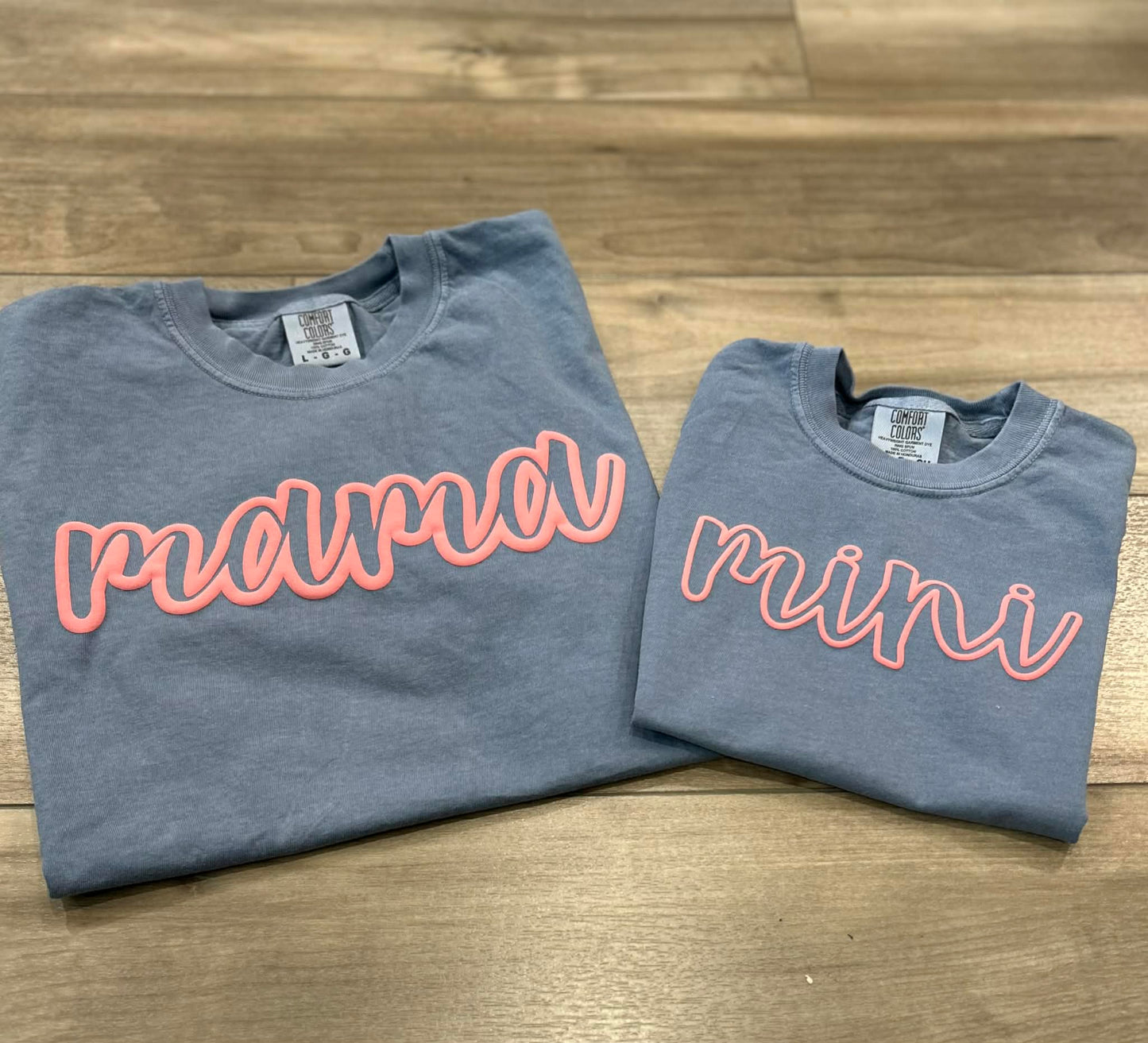 Custom Name Outline Puff Printed Top