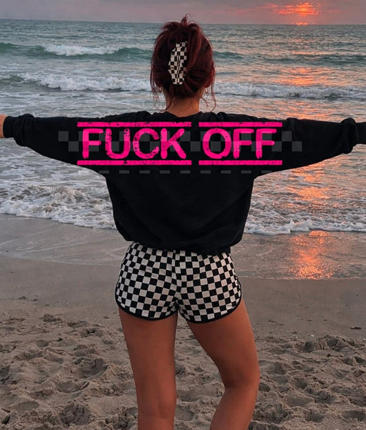 WS Completed Top Over Sized F*ck Off