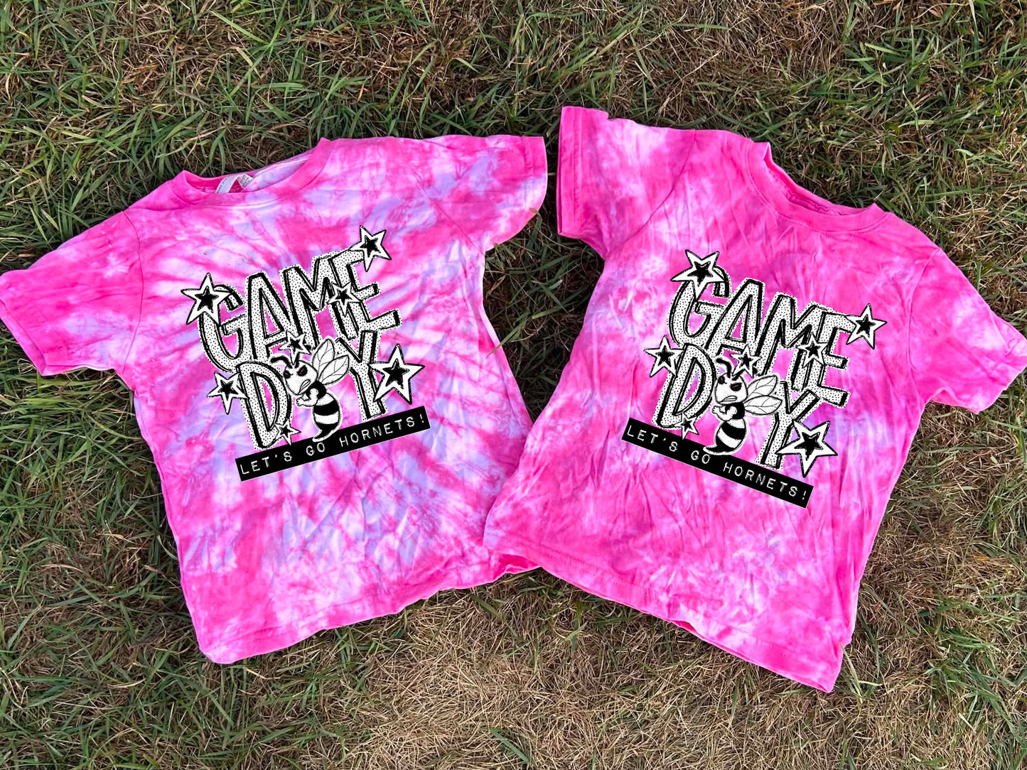 Pink Out Dyed Game Day Team Top