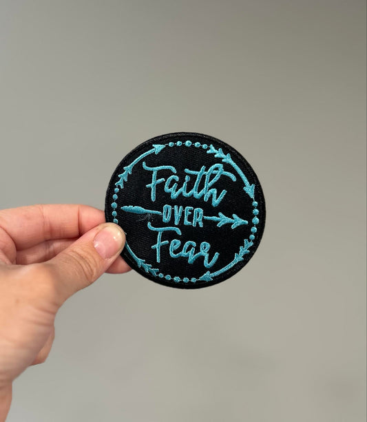 Faith Over Fear Hat Patch
