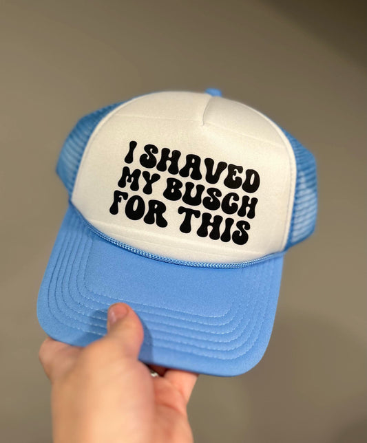 DTF Print - I shaved my Busch for this