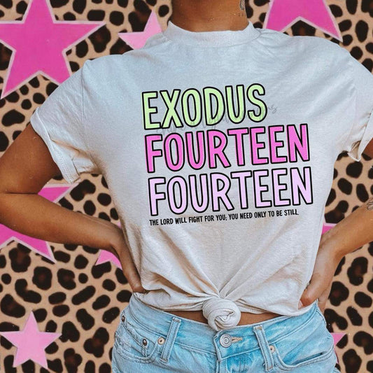 Exodus 14:14 Sub Print