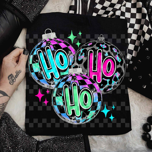 DTF Print- Ho Ho Ho