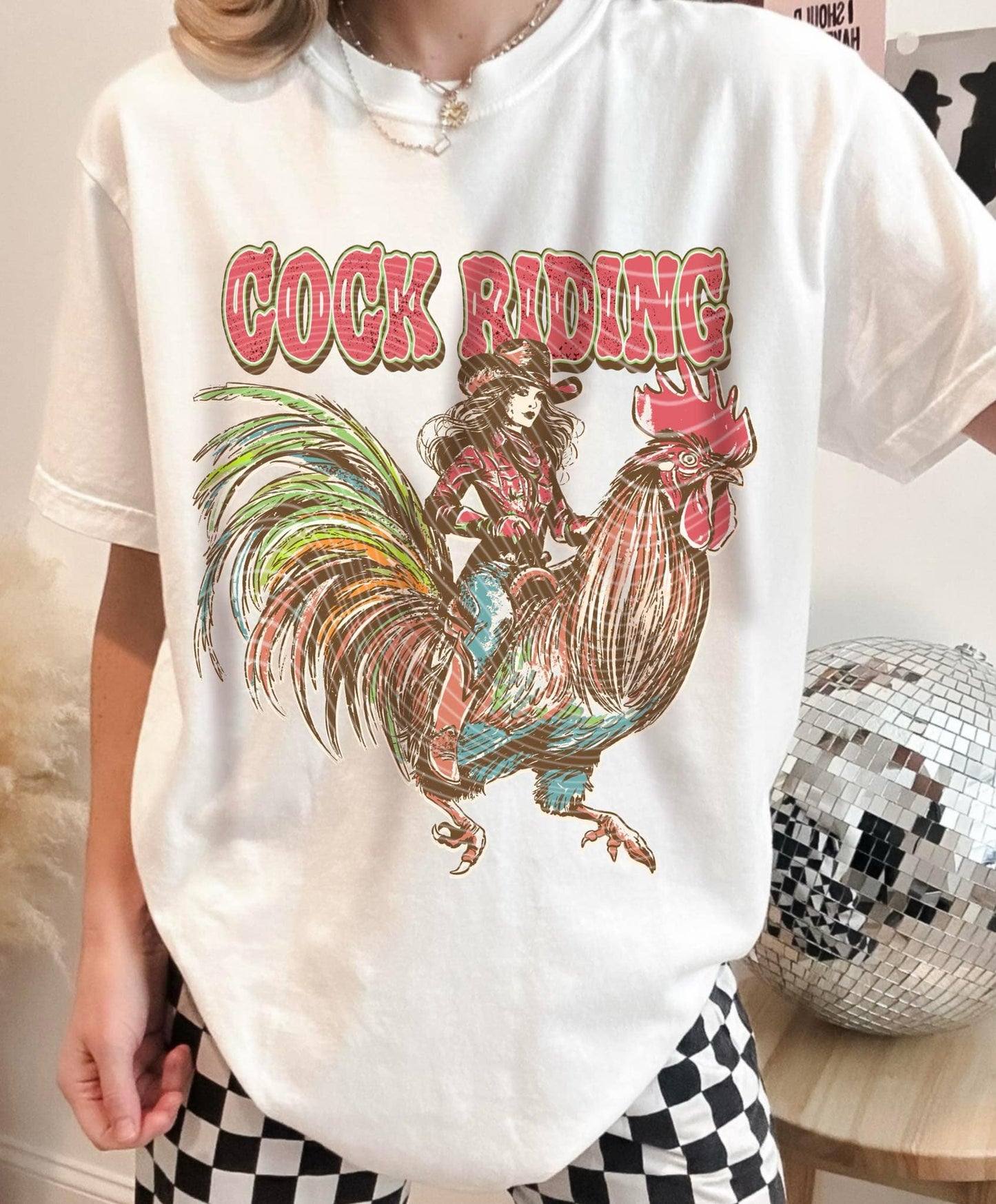 DTF Prints - Cock Riding
