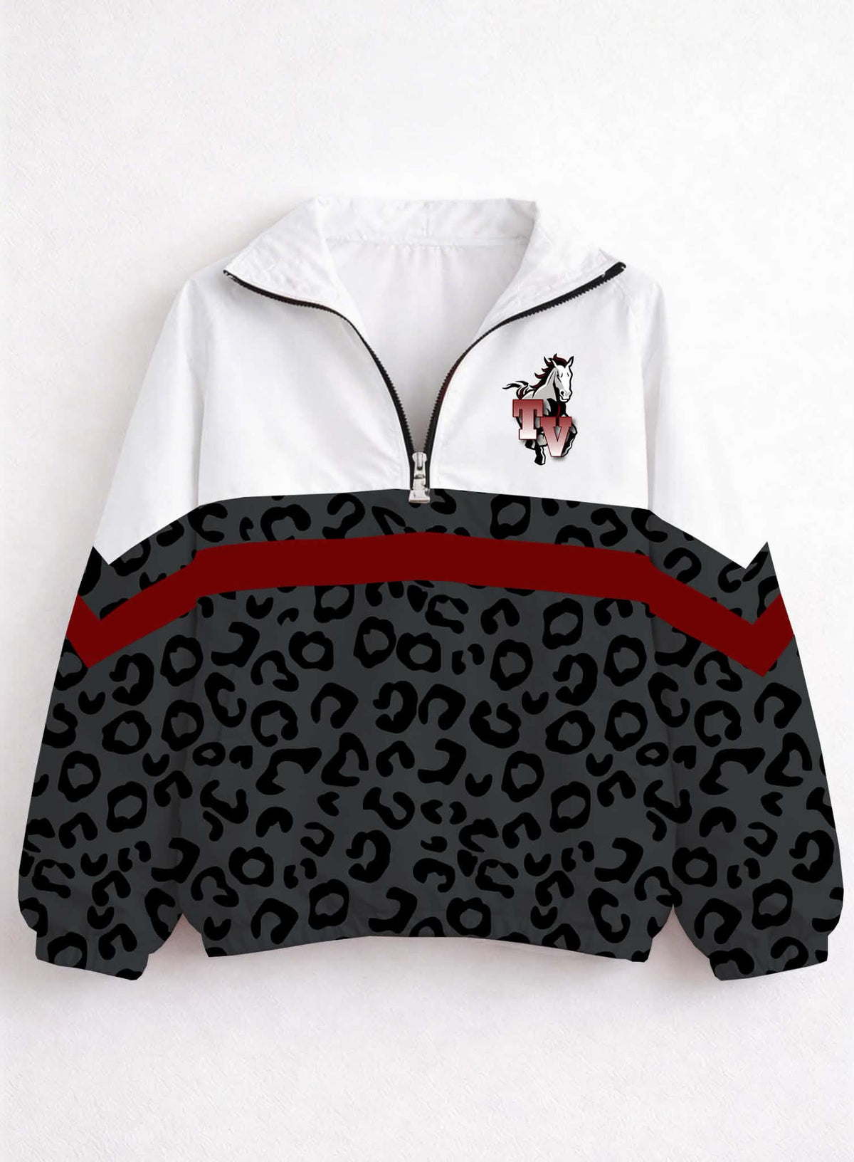 Pre Order Kids Tri-Valley Mustangs Quarter Zip Jacket