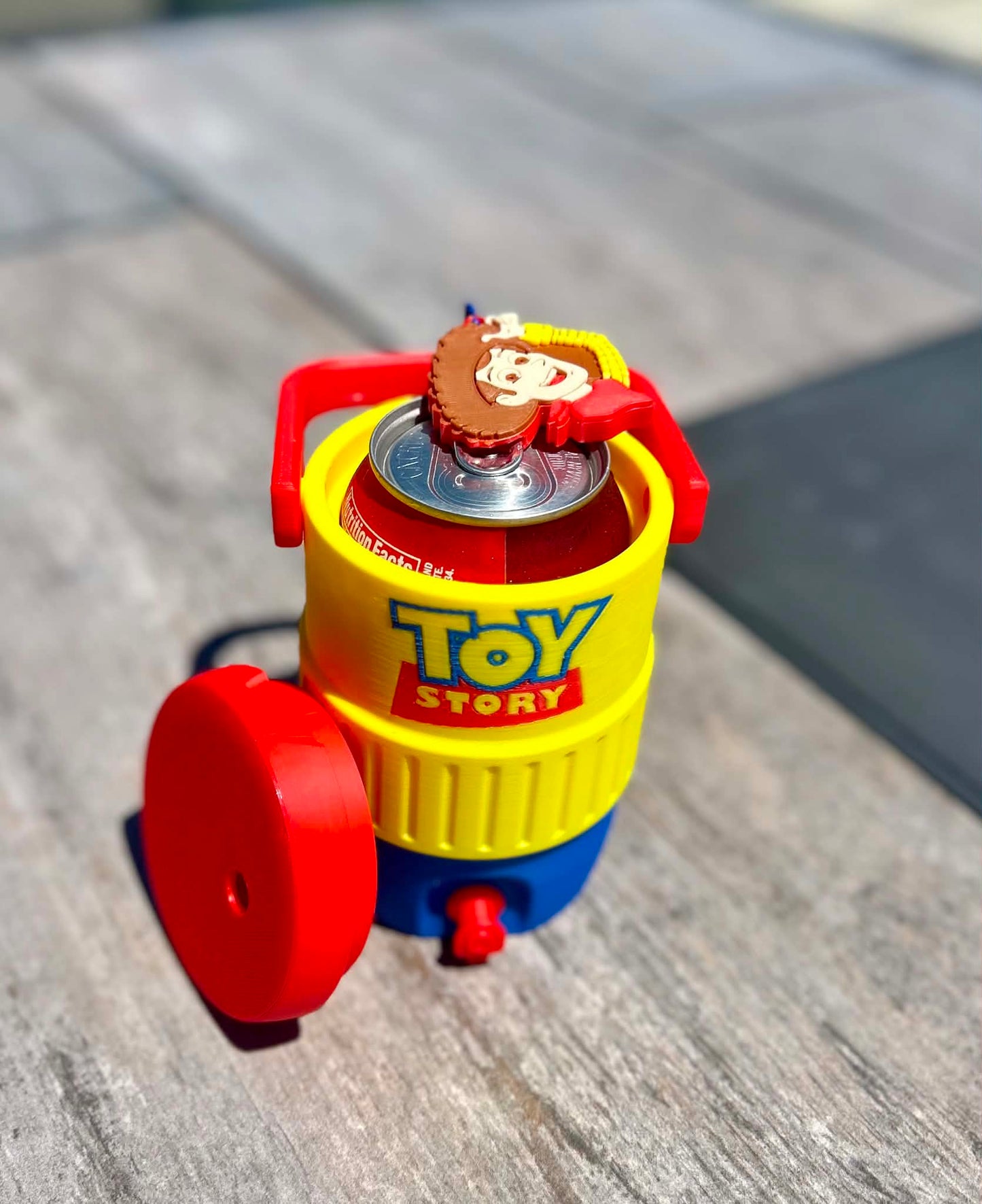 3D Printed T0y St0ry Can Cooler