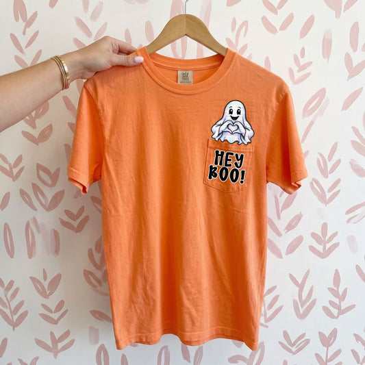 Hey Boo Pocket Peeker Top