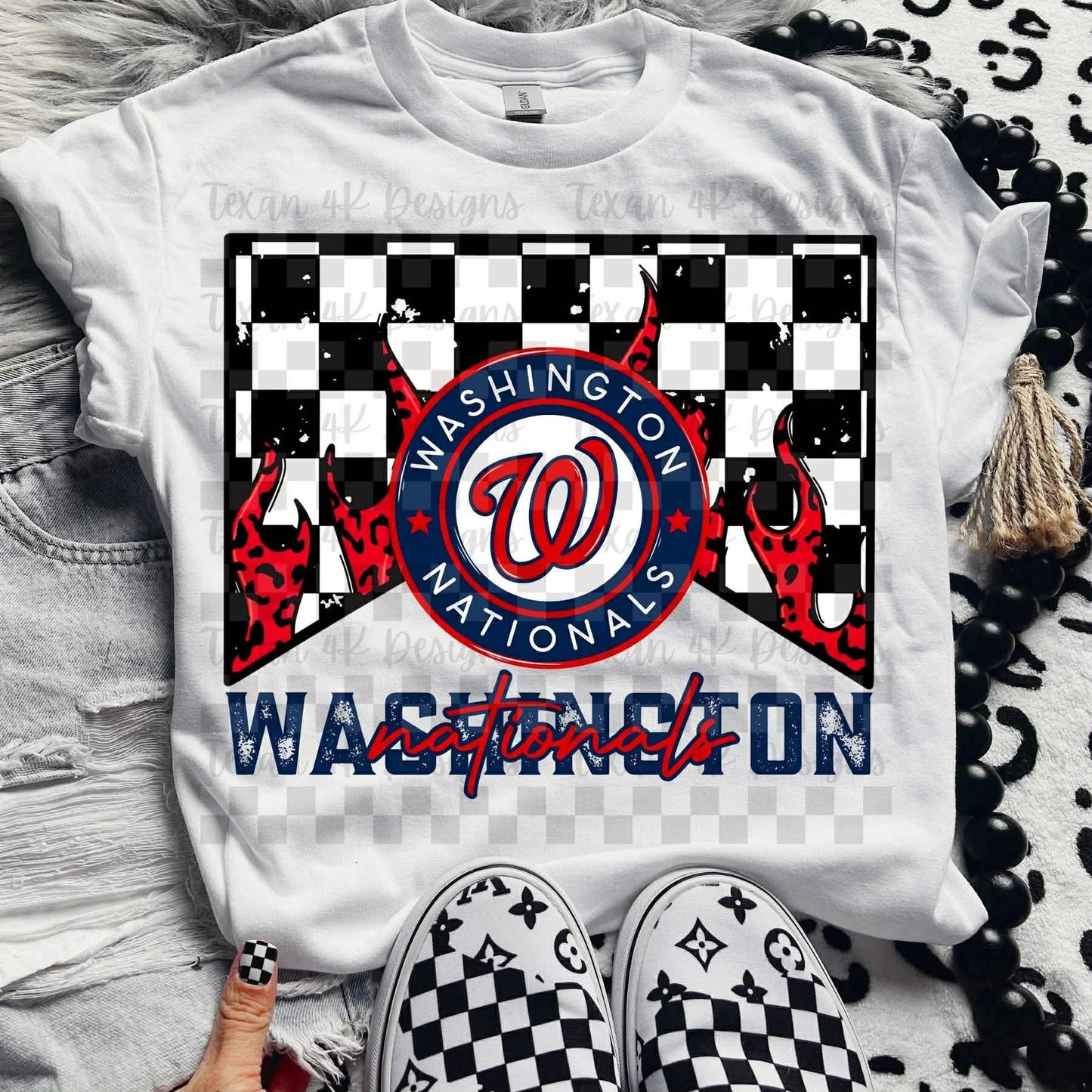 DTF Print - Flame Baseball Team