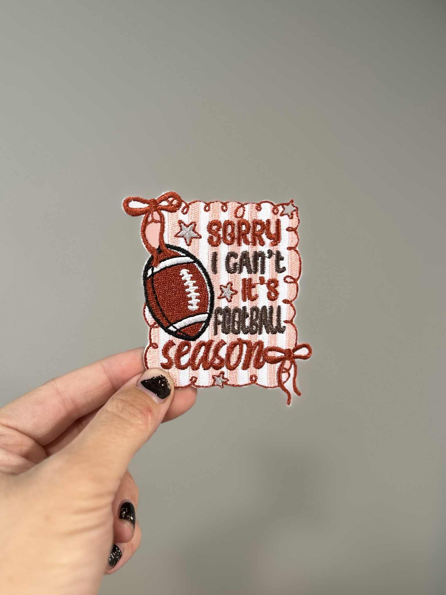Sorry I Can’t It’s Football Season Hat Patch