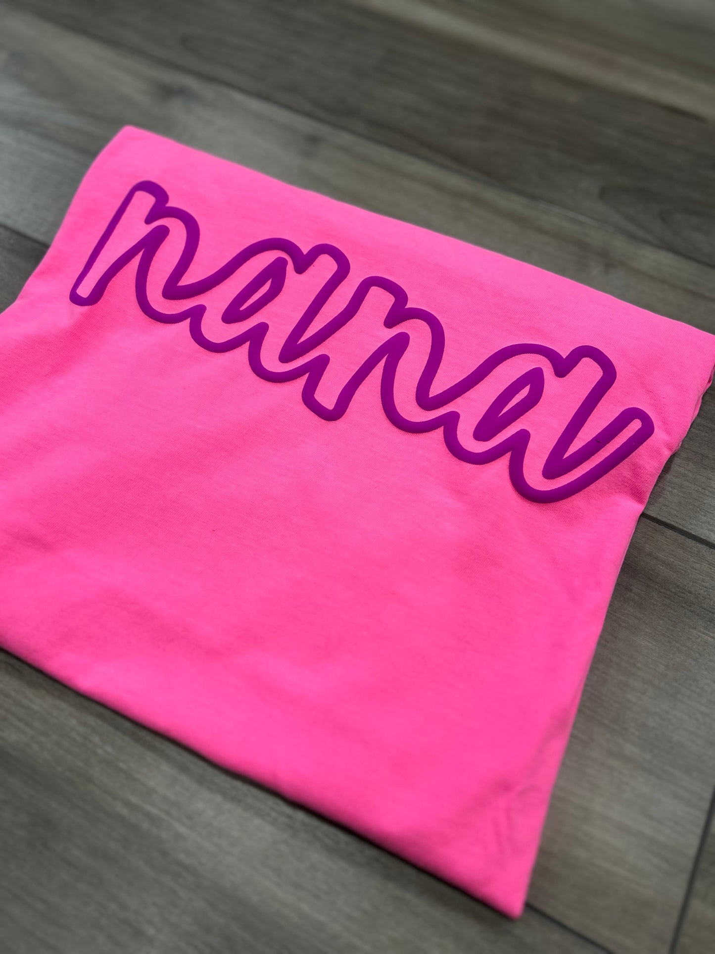 Nana Outline Puff Print Top