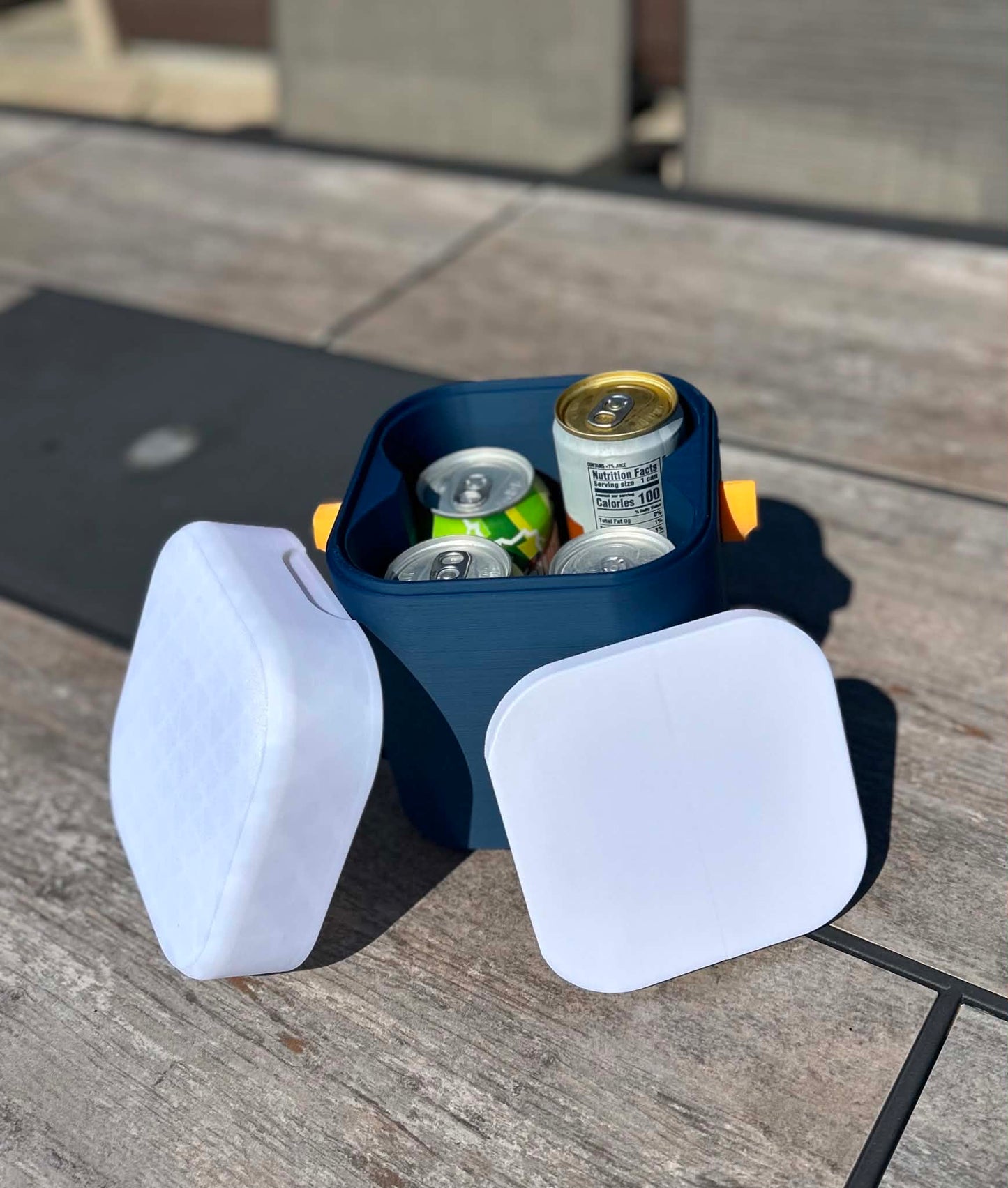 3D Printed 4 Can Cooler