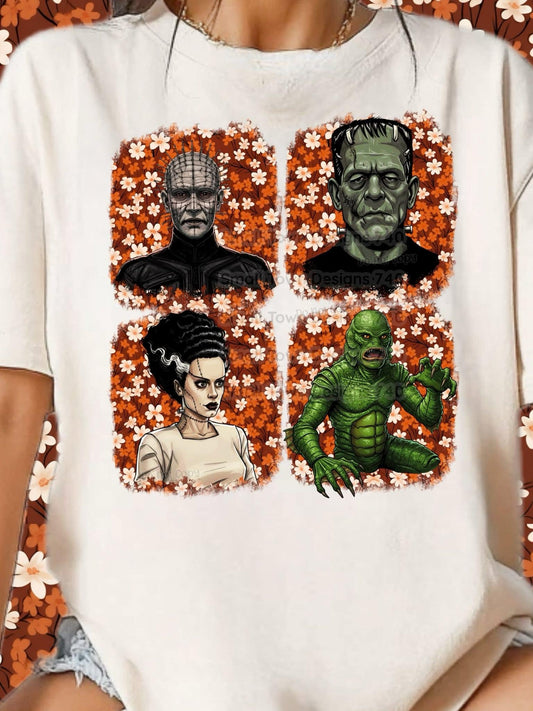 WS Completed Top Floral Monster